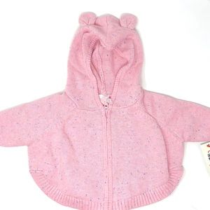 Cat & Jack baby girl Ear sweater hoodie